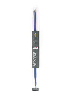 Rechte naald van gekleurd metaal, 4 mm - 40 cm, Knit Pro