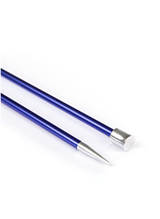 Rechte naald van gekleurd metaal, 4.5 mm - 40 cm, Knit Pro