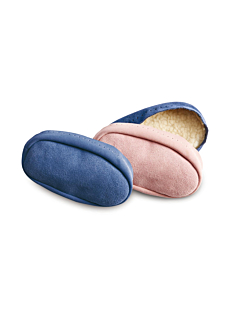 Semelles chaussons à coudre, marine pointure 22/24