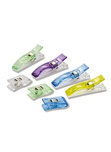 Set van 20 klemmen in 2 maten 3 en 5,5 cm