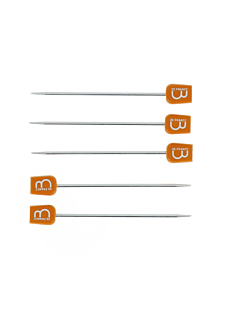 Set van 10 wolspelden, 8 cm