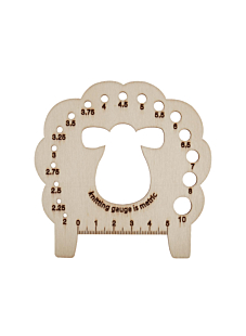Houten naaldenmeter Schaap