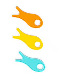 Set van 10 jacquardklosjes, 6 cm