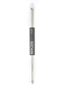 Rechte breinaalden in grijs aluminium, 5.5 mm - 50 cm