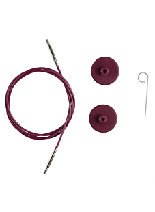 Kabel en 2 stoppen, 80 cm, Knit Pro