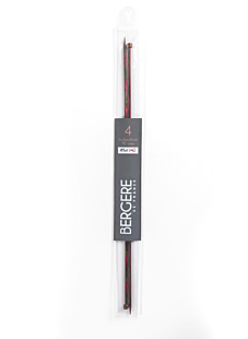 Rechte breinaalden in berkenhout, 4 mm - 40 cm
