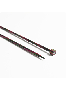 Rechte breinaalden in berkenhout, 5 mm - 40 cm
