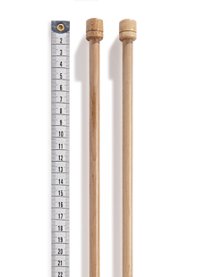 Rechte naalden in esdoornhout, 7 mm - 50 cm