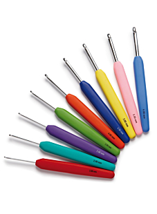Set van 9 haakpennen, 2-2.5-3-3.5-4-4.5-5-5.5-6 mm 13 cm Knit Pro