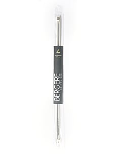 Rechte breinaalden in grijs aluminium, 4 mm - 40 cm