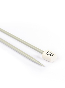 Rechte breinaalden in grijs aluminium, 4.5 mm - 40 cm