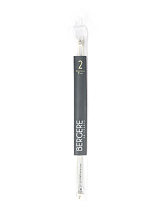 Rechte breinaalden in grijs aluminium, 2 mm - 30 cm