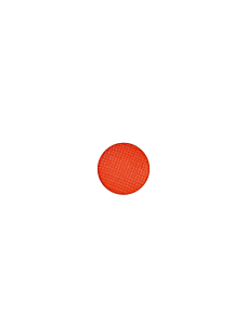 Set van 6 bolvormige knopen met oog Oranje