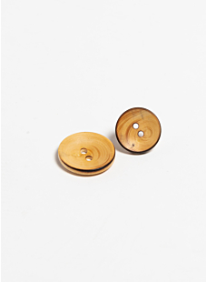 Set van 6 gebogen buxusknopen Ø20 mm