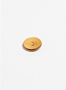 Set van 6 gebogen buxusknopen Ø20 mm