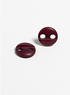 Set van knopen met grote gaten Ø27 mm Pruim