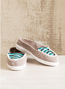 Gehaakte mocassins