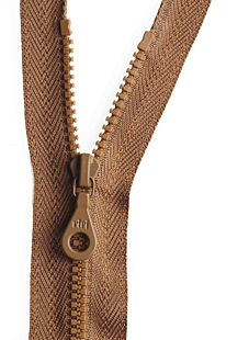 Scheidbare sluiting in camel, 50 cm