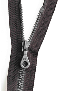 Fermeture séparable gris foncé 45 cm