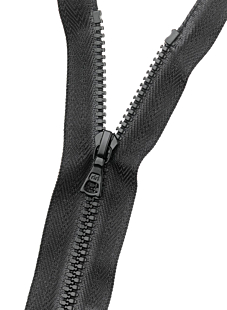 Fermeture séparable noir 35 cm