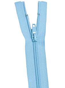 Scheidbare sluiting in blauw 50 cm