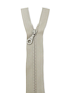 Scheidbare sluiting in beige, 50 cm