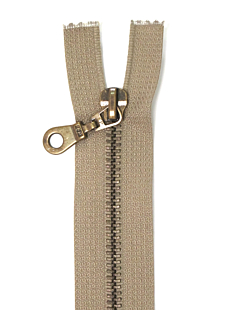 Bruine scheidbare sluiting - 30 cm