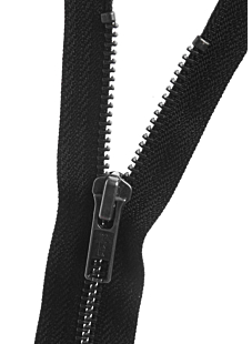 Scheidbare zwarte sluiting, 45 cm