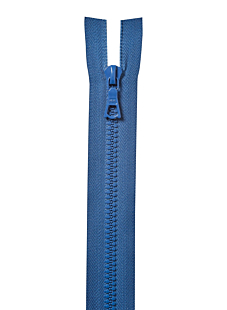 Scheidbare sluiting blauw, 45 cm