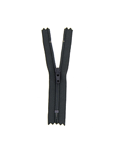 Fermeture nylon non séparable gris acier, 40 cm