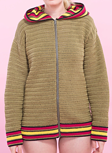 Special COTON SATINE  nr. 3 Vest met kap