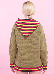 Special COTON SATINE  nr. 3 Vest met kap