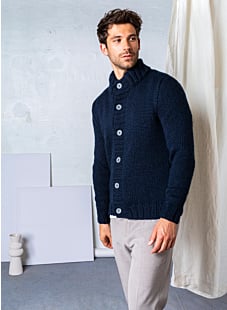 Vest met hoge boord