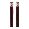 Set van 2 rechthoekige emblemen