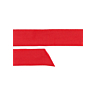 Rood satijnen lint 25 mm x 5 m