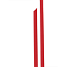 Rood dubbelzijdig satijnen lint 10mm x 1m