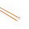 Rechte breinaalden in gekleurd aluminium, 2.5 mm - 40 cm
