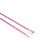 Rechte breinaalden in gekleurd aluminium, 3.5 mm - 40 cm