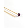 Rechte breinaalden in bamboe, 5 mm - 33 cm
