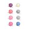 Kit van 8 bollen garen in pastelkleur, Bergère de France