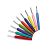 Set van 9 haakpennen, 2-2.5-3-3.5-4-4.5-5-5.5-6 mm 13 cm Knit Pro