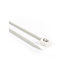 Rechte breinaalden in grijs aluminium, 4.5 mm - 40 cm