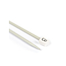 Rechte breinaalden in grijs aluminium, 5.5 mm - 40 cm