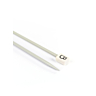 Rechte breinaalden in grijs aluminium, 4 mm - 30 cm