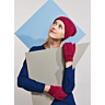 M0459 - M0460 Muts met pompon voor vrouwen en Wanten voor vrouwen in PDF-formaat