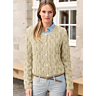 M2345 Cardigan feuillage ajouré col rond en fiche pdf