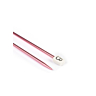 Rechte breinaalden in gekleurd aluminium, 3.5 mm - 30 cm