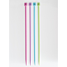 Rechte naalden in gekleurde kunststof, 7 mm - 30 cm