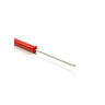 Aluminium haakpennen met handvat, 2.5 mm - 14 cm