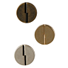 Set van 4 metalen knopen Ø 15 mm Goud
